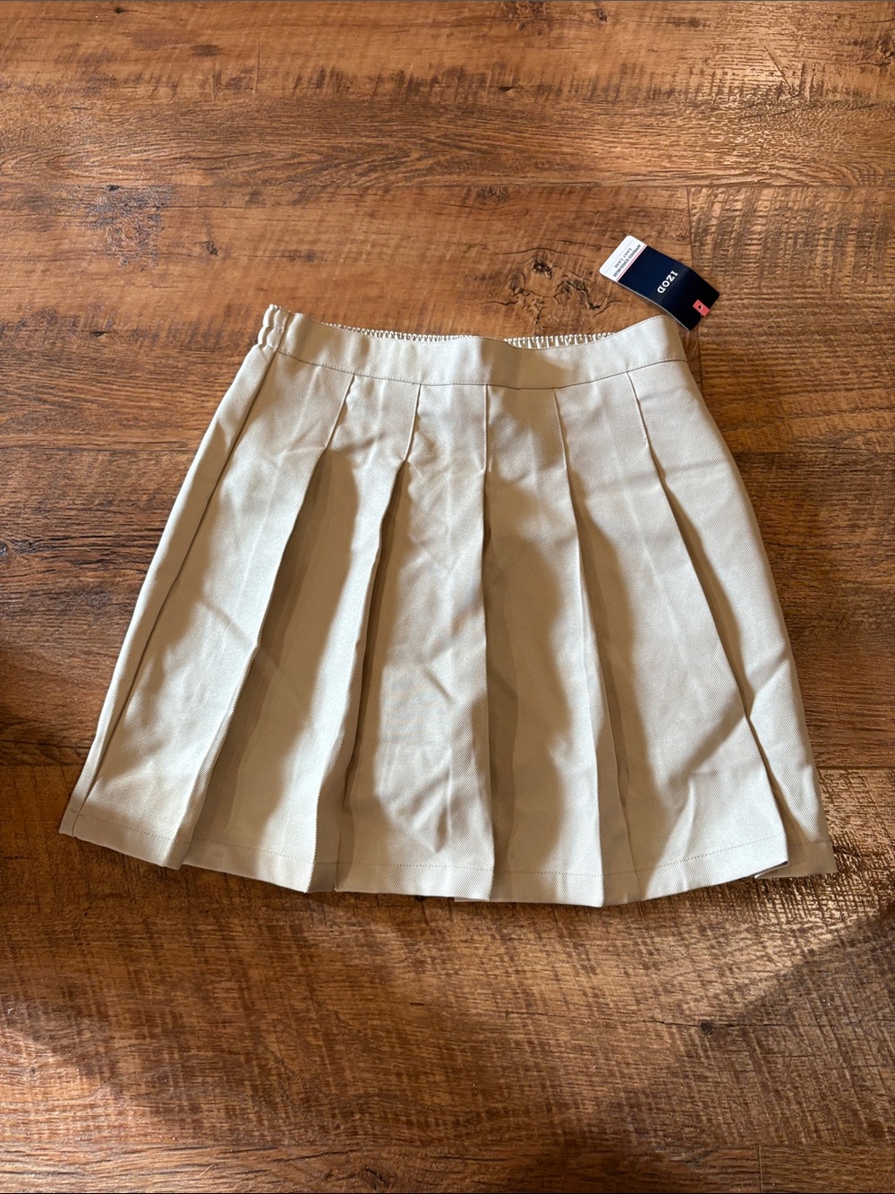 Izod Girls Khaki Pleated Skort